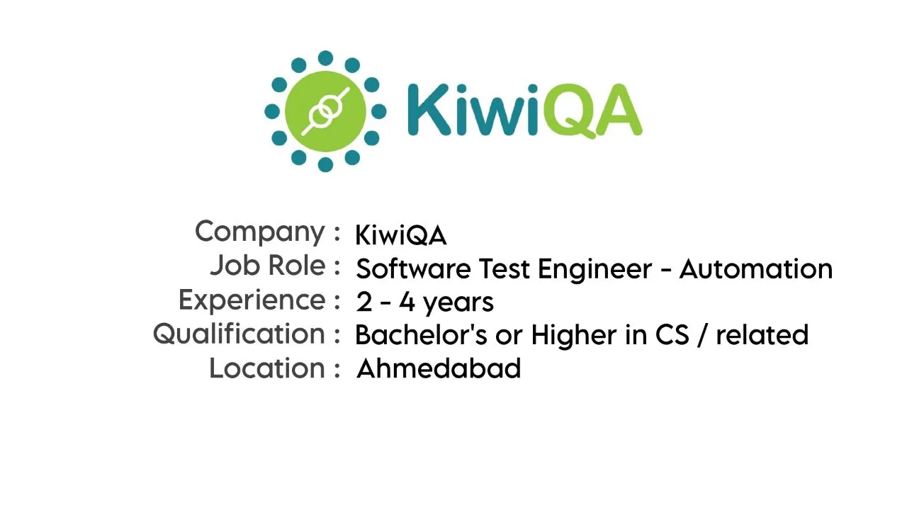 Software Test Engineer - Automation